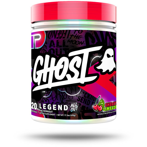 GHOST LEGEND® ALL OUT | CHERRY LIMEADE | HIGH-STIM PRE-WORKOUT SUPPLEMENT