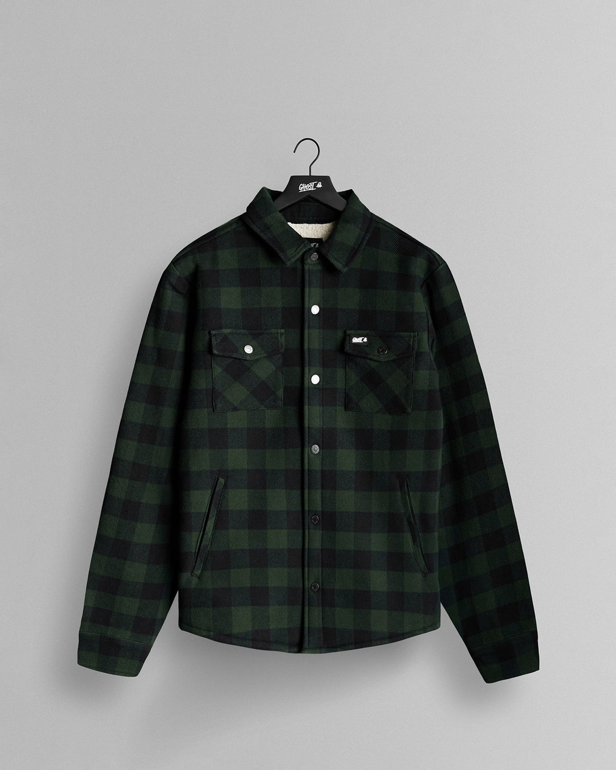 GHOST® UTILITY SHERPA LINED SHACKET | JADE/BLACK