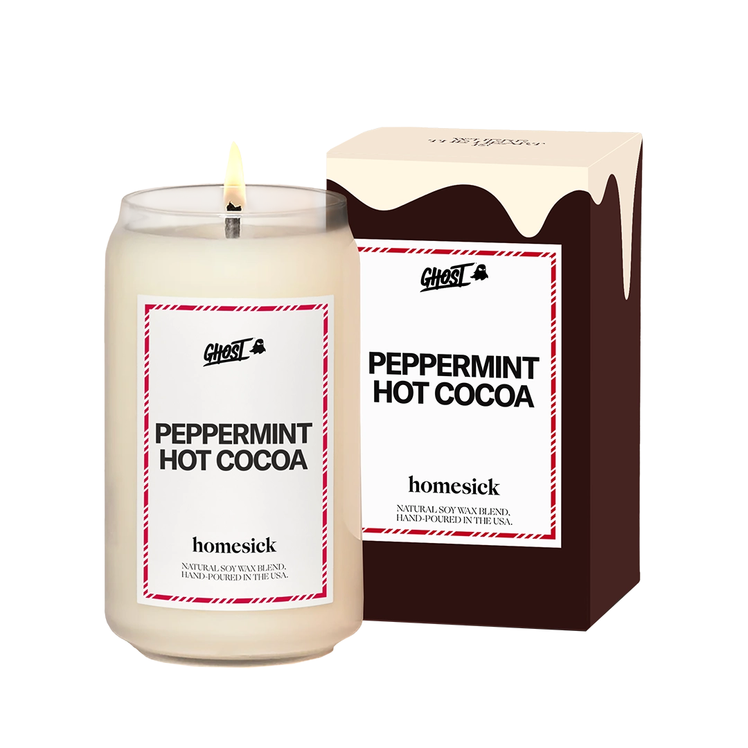 GHOST® CANDLE x HOMESICK | PEPPERMINT HOT COCOA