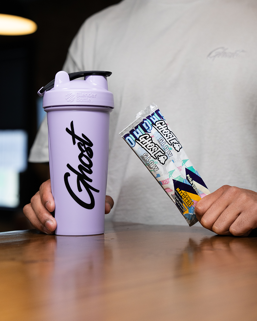 Ghost's latest Shaker Of The Month entry is a white stainless steel bottle